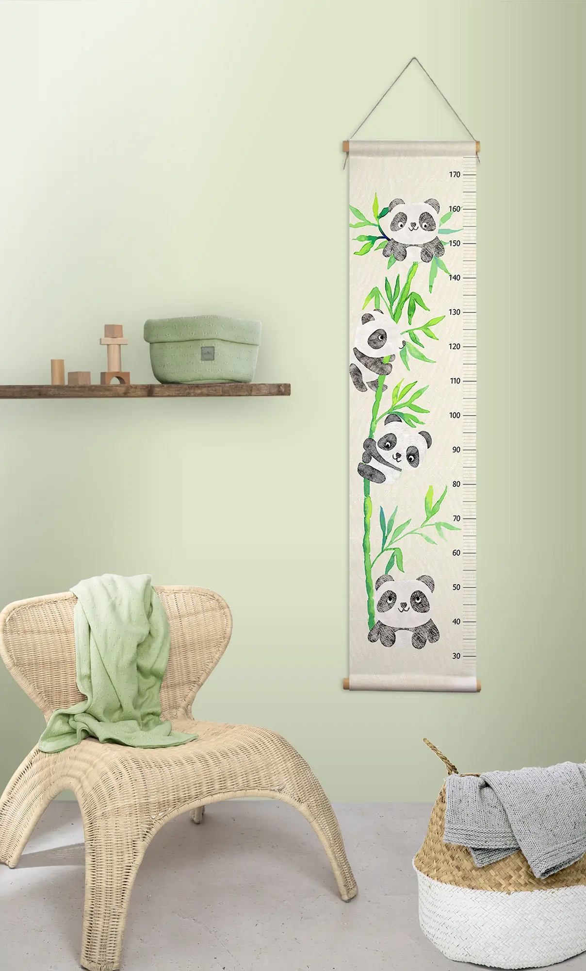 Panda Bamboo Groeimeter