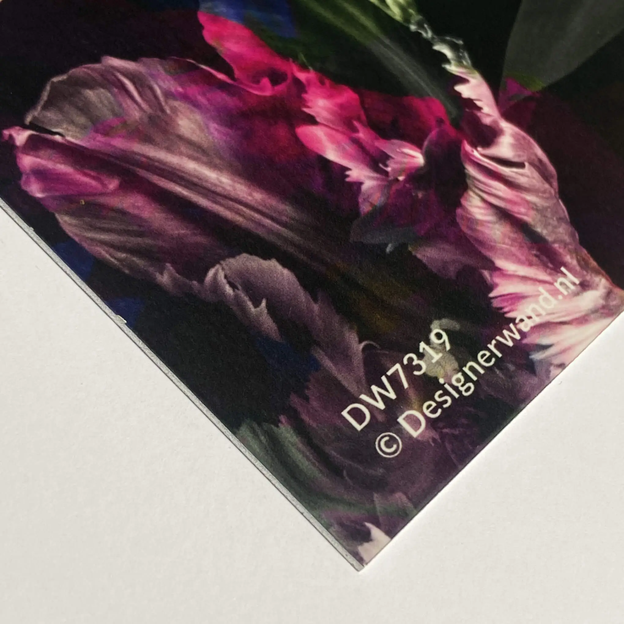 Massief Aluminium staal (DW Solid) - Bloemen Spatwand