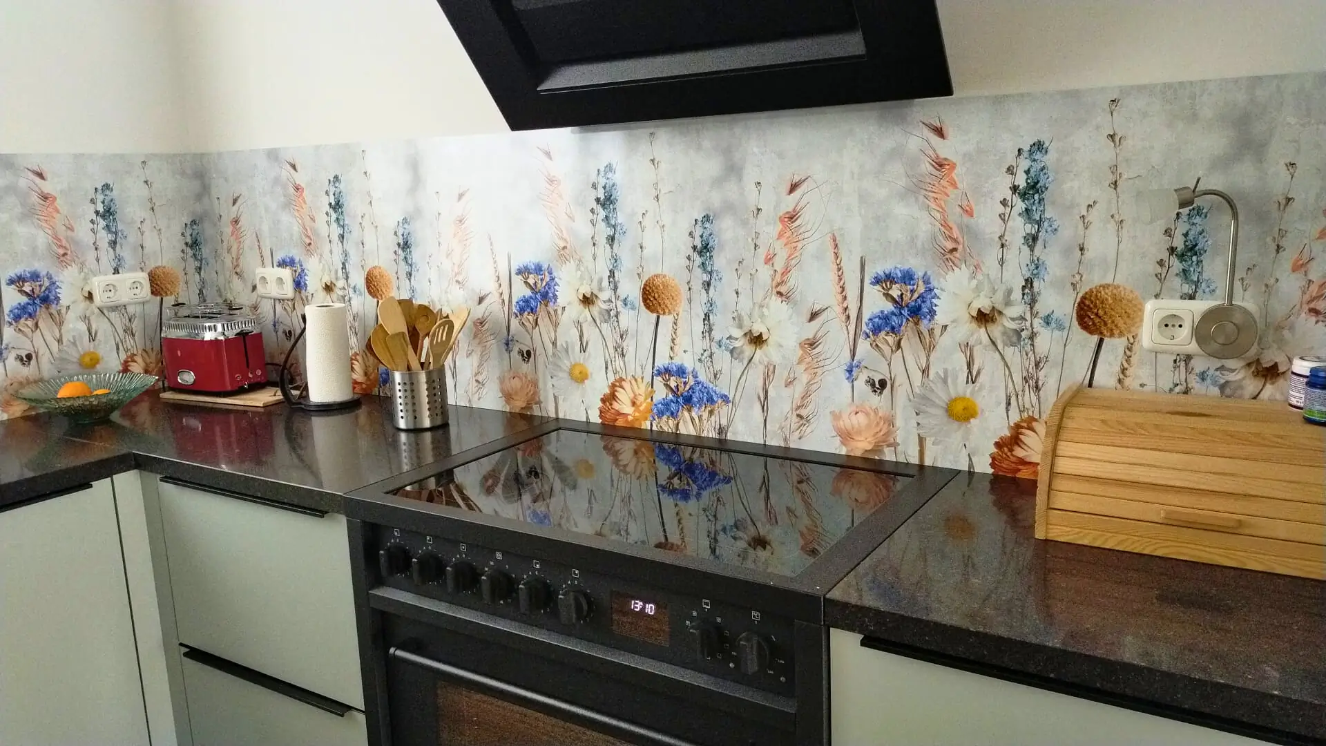 Keuken achterwand met INGK Behang