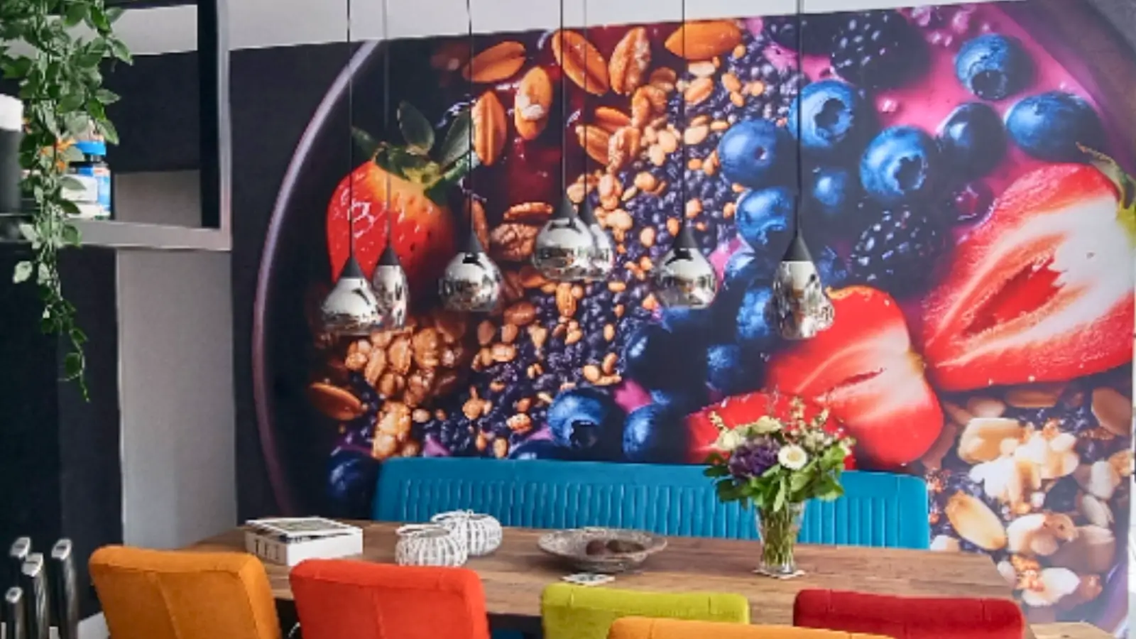 Keuken achterwand met Poke of Smoothie Bowl